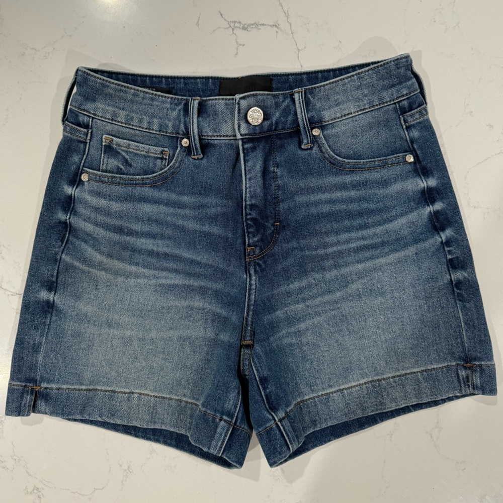 WHBM Sculpt High Rise denim shorts